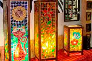 Arte com vitral