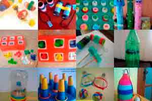 Jogos de material reciclado